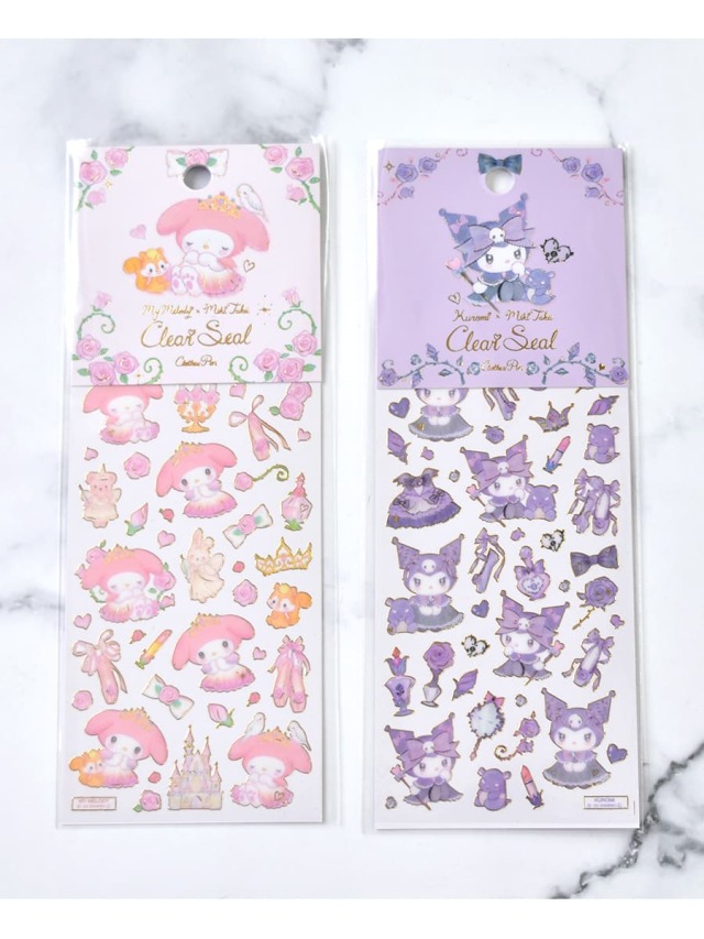 サンリオ シール バレエ雑貨＞サンリオ×MikiTakei（たけいみき）・クリアシール
