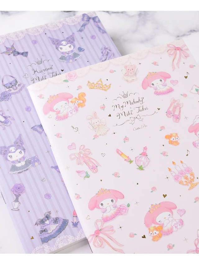 バレエ雑貨＞サンリオ×MikiTakei（たけいみき）・A5ノート | バレエ
