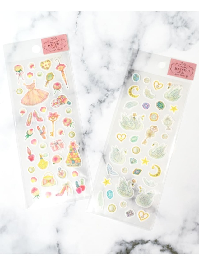 バレエ・雑貨・文具＞たけいみきマスキングシール（US-15002・15004