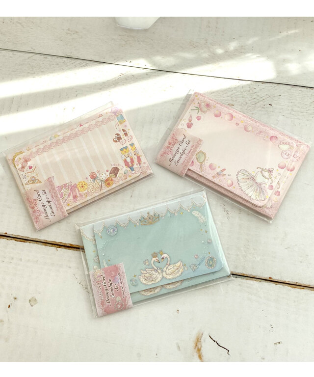 ★新品★たけいみき  メッセージカード・封筒セット  ２種セット ☆新品☆たけいみき メッセージカード・封筒セット 2種セット