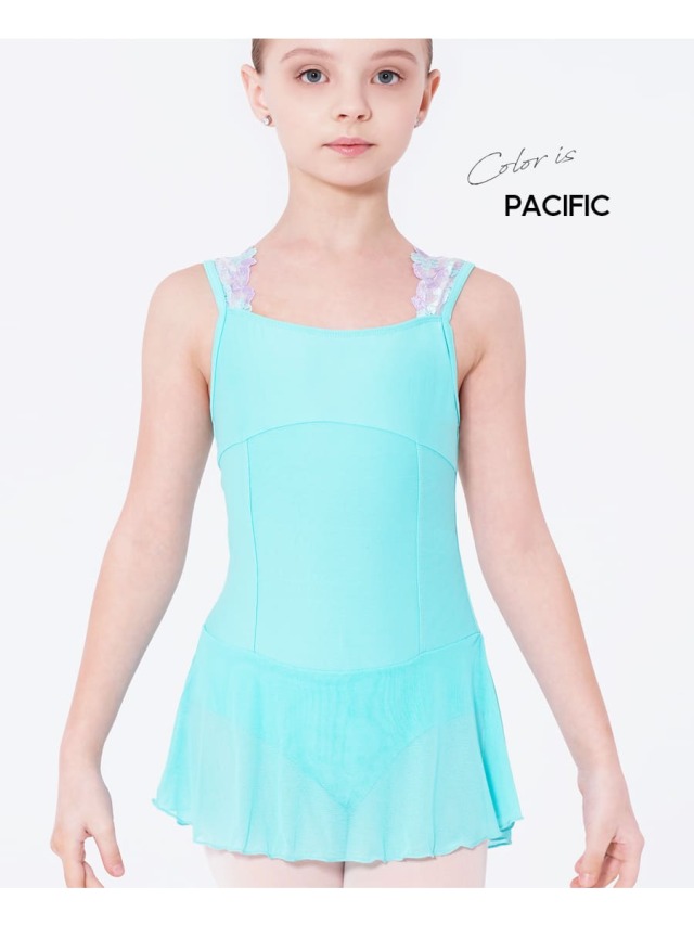 Wear moi ウェアモア キッズ　6/8 タグ付き KAMAE Child（スカート付レオタード）タンクチュールレオタード