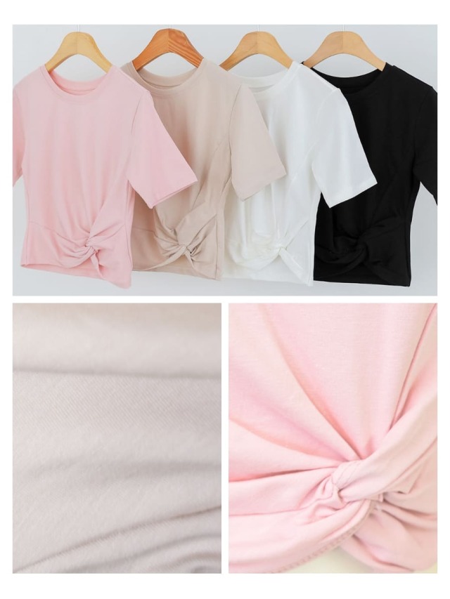 ワークアウトウェア＞ツイストTシャツ｜バレエウェア・用品の専門店