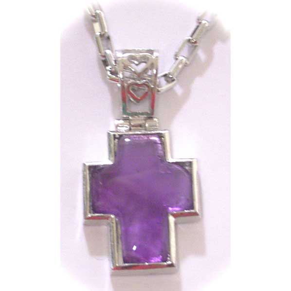 紫水晶（アメジスト）クロス