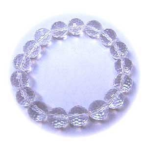 ダイヤモンドカット水晶直径10mmx17個