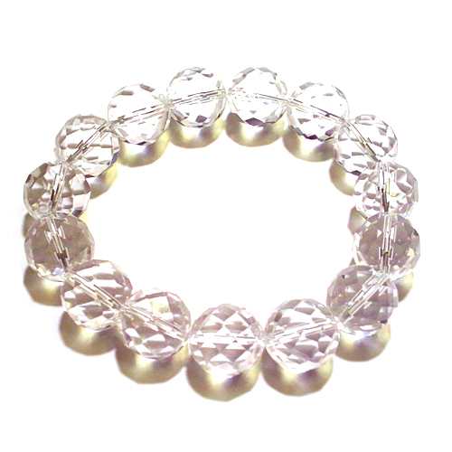 ダイヤカット天然水晶13.5mm x 13個