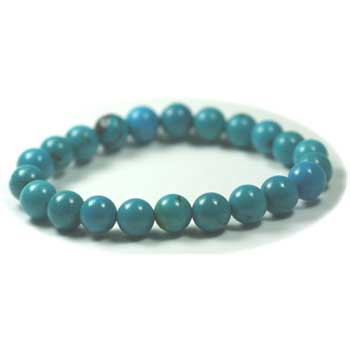 ターコイズ8mm玉 x 23個（Lサイズ）