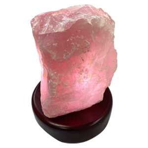 ローズクオーツランプスタンド
