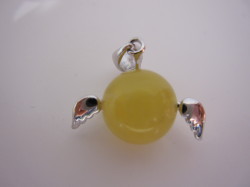 エンジェルペンダントトップ　イエローオパール