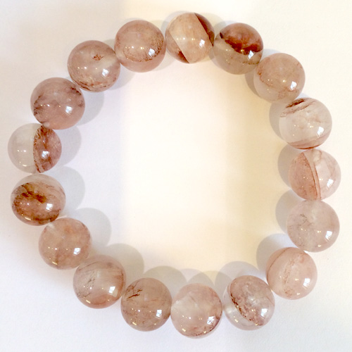 ピンクファイヤー・アゼツライトSA　Mサイズ　12mm x 16個