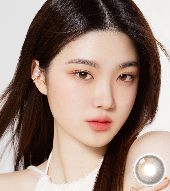 【1Day・UVカット】韓国カラコン バービーアイ オーロラ デームード ワンデーブラウン 1箱10枚入 14.2mm ワンデー 度あり 度なし ナチュラルブラウン MPC #OLOLA