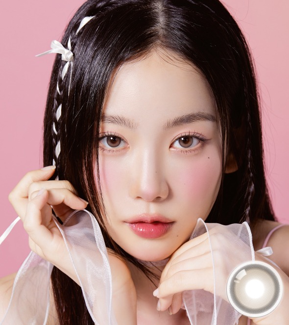 【1ヶ月・UVカット】オーロラカラコン バービーアイ ピュアリティーシャイントープブラウン｜1ヶ月 UV 水光レンズ 1箱1枚入×2箱 #OLOLA