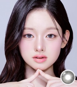 【マンスリー】MEOWスコティッシュグレー DIA14.0mm 1箱2枚入り カラーコンタクト 韓国人気カラコン