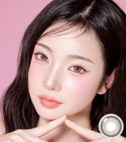 【1ヶ月/990円】韓国カラコン バービーアイ MEOW アビブラウン  1箱2枚入 14.5mm 1month マンスリー 度あり 度なし 水光レンズ UVカット ナチュラル 高発色 人気 #OLOLA