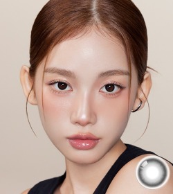 【1ヶ月】韓国カラコン バービーアイ IMOLOLA イージーブラック 1箱1枚入りx2箱 14.2mm 1month マンスリー 度あり 度なし UVカット ナチュラル MPC シリコーンハイドロゲル #OLOLA