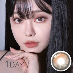 【1Day10枚入り】ISHA オリアナ（ORIANA）シェードグレー DIA14.2mm カラーコンタクト 韓国人気カラコン