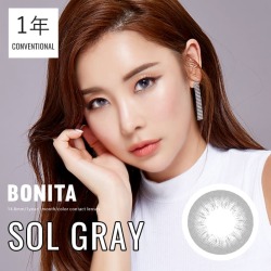 【度あり度なし】バービーアイ SOLグレー@1年2枚入DIA：14.8mm激安カラコン
