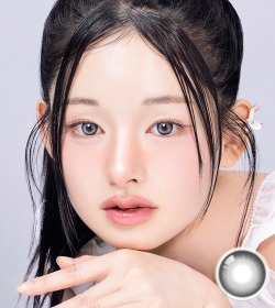 【1ヶ月】韓国カラコン バービーアイ IMOLOLA セイレーンフォッググレー  1箱1枚入りx2箱 14.2mm 1month マンスリー 度あり 度なし 水光レンズ UVカット ナチュラル 高発色 人気 #OLOLA