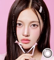【1ヶ月・UVカット】韓国カラコン IDIFF MEOW アンゴラピンク 1箱2枚入り 14.2mm マンスリー 水光レンズ 度あり 度なし ナチュラル 高発色 ピンクマンスリー #OLOLA
