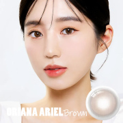 【度あり度なし】ISHA オリアナアリエル（ORIANA ARIEL）ブラウン@1年使用 DIA14.2mm カラーコンタクト 韓国人気カラコン