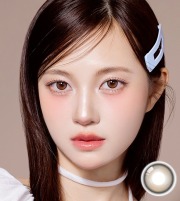 【1ヶ月・UVカット】韓国カラコン IDIFF MEOW クーンブラウン 1箱2枚入り 14.2mm マンスリー 水光レンズ 度あり 度なし ナチュラル 高発色 ブラウンマンスリー #OLOLA