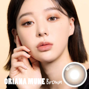 【度あり度なし】ISHA オリアナミューン（ORIANA MUNE）ブラウン@1年使用 DIA14.2mm カラーコンタクト 韓国人気カラコン