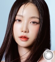 【1ヶ月・UVカット】オーロラカラコン バービーアイ ピュアリティーシャインシアーグレー｜1ヶ月 UV 水光レンズ 1箱1枚入×2箱 #OLOLA