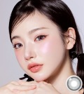 【1ヶ月/990円】韓国カラコン バービーアイ MEOW バーマングレー  1箱2枚入 14.5mm 1month マンスリー 度あり 度なし 水光レンズ UVカット ナチュラル 高発色 人気 #OLOLA