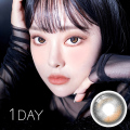 【1Day10枚入り】ISHA オリアナエッジプラス（ORIANA EDGE PLUS）シェードグレー DIA14.5mm カラーコンタクト 韓国人気カラコン