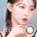 【度あり度なし】バービーアイ フィーリング（FEELING）ブラック@1年・2枚入DIA：14.7mm激安カラコン