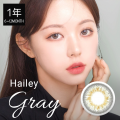 【度あり度なし】バービーアイ ヘイリー（HAILEY）グレー@1年・2枚入DIA：14.3mm激安カラコン
