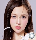 【1ヶ月・UVカット】韓国カラコン IDIFF MEOW シャムブルー 1箱2枚入り 14.2mm マンスリー 水光レンズ 度あり 度なし ナチュラル 高発色 ブルーマンスリー #OLOLA