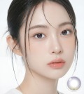 【1ヶ月】韓国カラコン バービーアイ IMOLOLA ヴェラモスパープル  1箱1枚入りx2箱 14.0mm 1month マンスリー 度あり 度なし 水光レンズ UVカット ナチュラル バランスレンズ #OLOLA