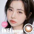 【1Day10枚入り】アイネル（Inel）ブラウン DIA15.0mm カラーコンタクト 韓国人気カラコン