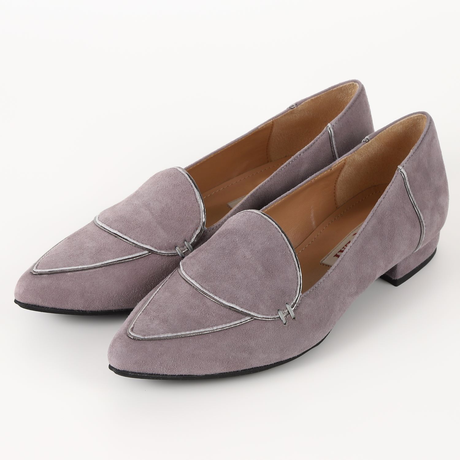 【OUTLET】BARCLAY（バークレー）デザインプレーンカッターシューズ　パープルシルキー