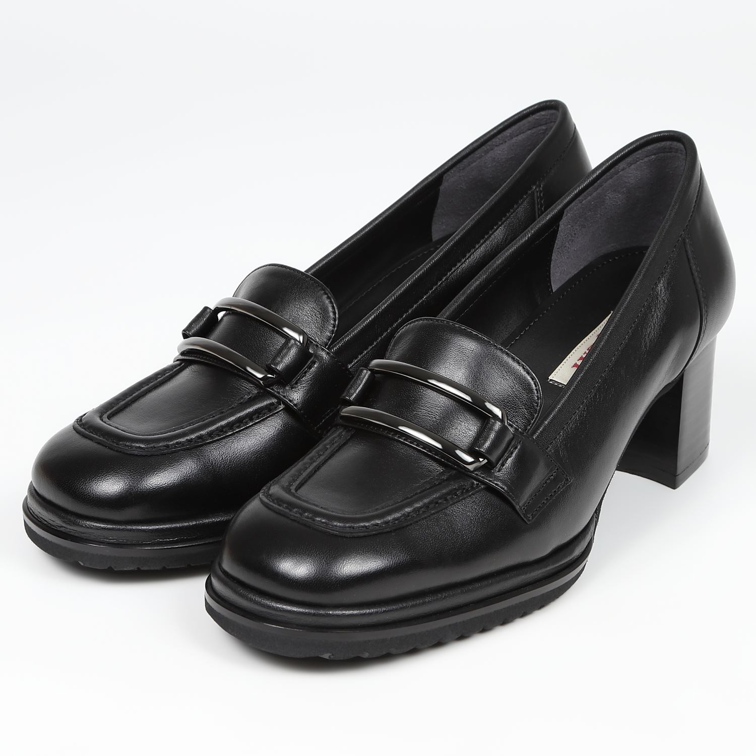 【OUTLET】BARCLAY（バークレー）ストーム美錠デザインパンプス　ブラック