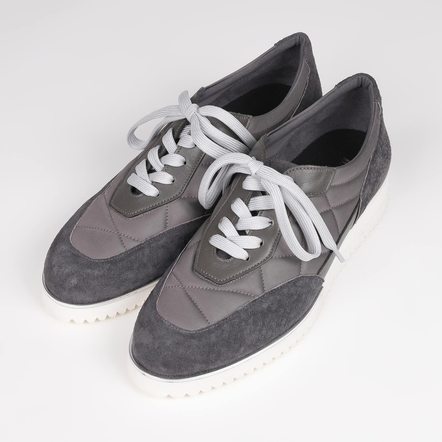 【OUTLET】BARCLAY（バークレー）パディングスニーカー　グレー