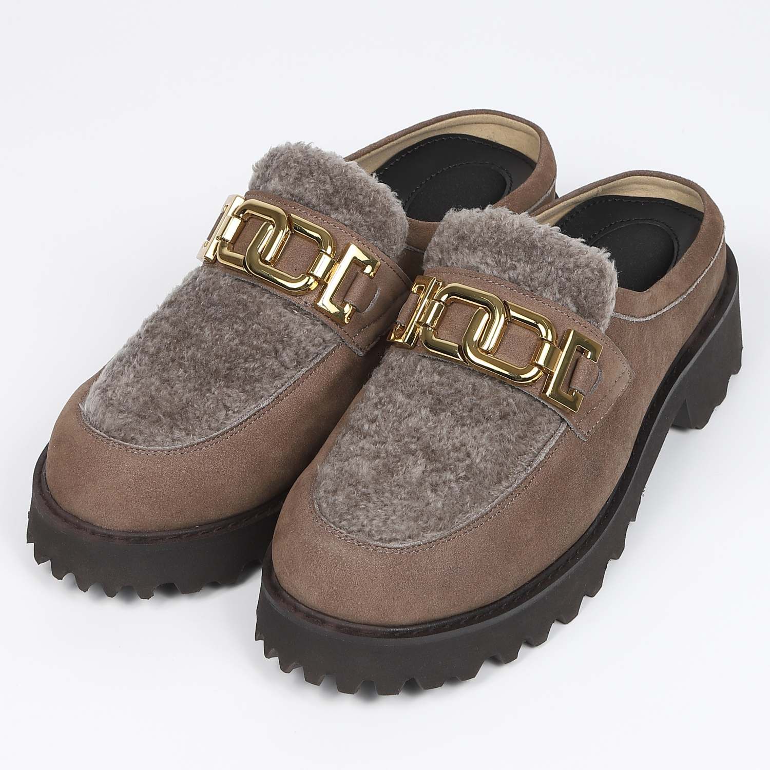 【SALE】BARCLAY（バークレー）サボローファー　チャコールコンビ