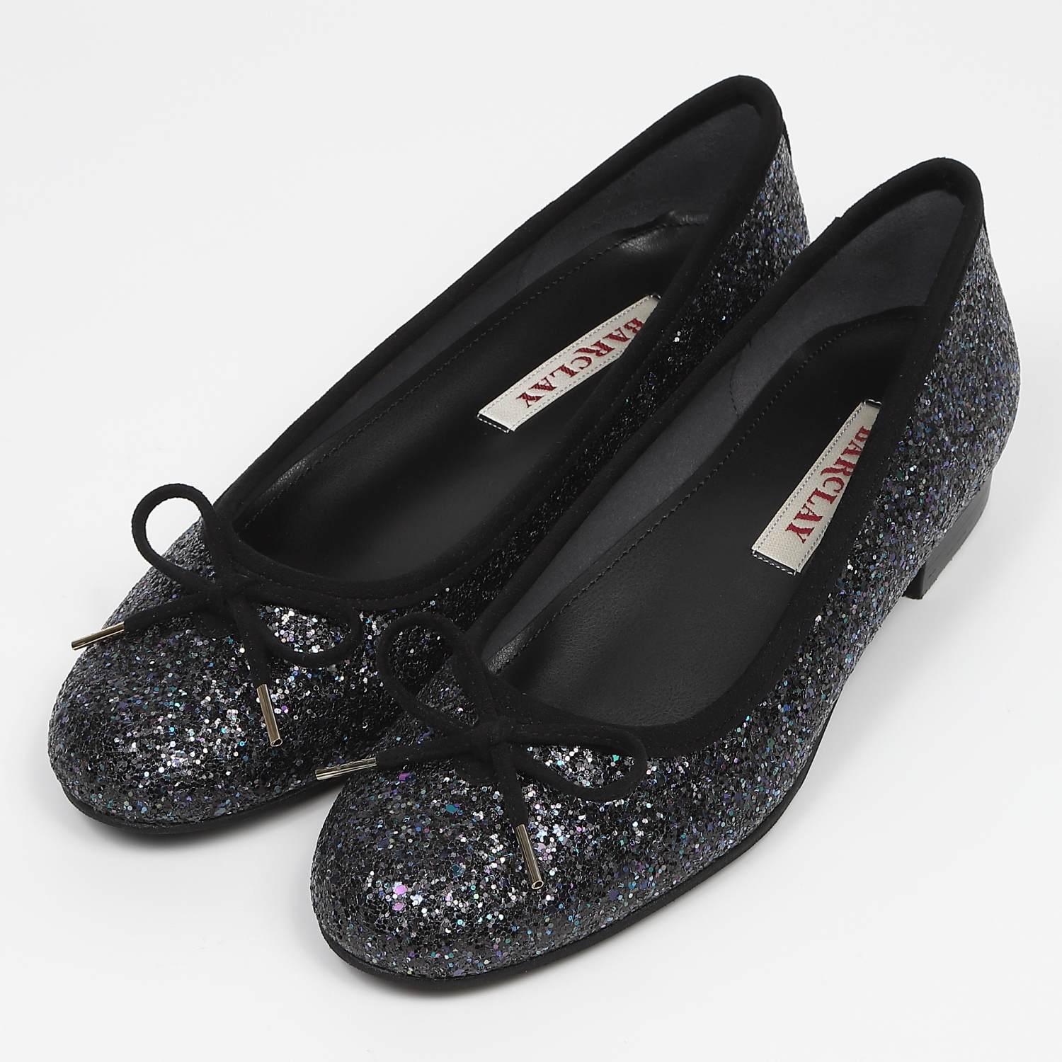 バレエバー BARCLAY（バークレー）ラウンドトゥバレエシューズ ブラック｜BARCLAY