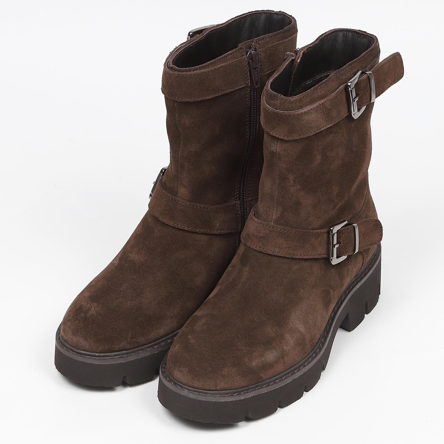 BALMAIN ブラウン スエード エンジニアブーツ BARCLAY（バークレー）エンジニアブーツ ブラウンスエード｜BARCLAY