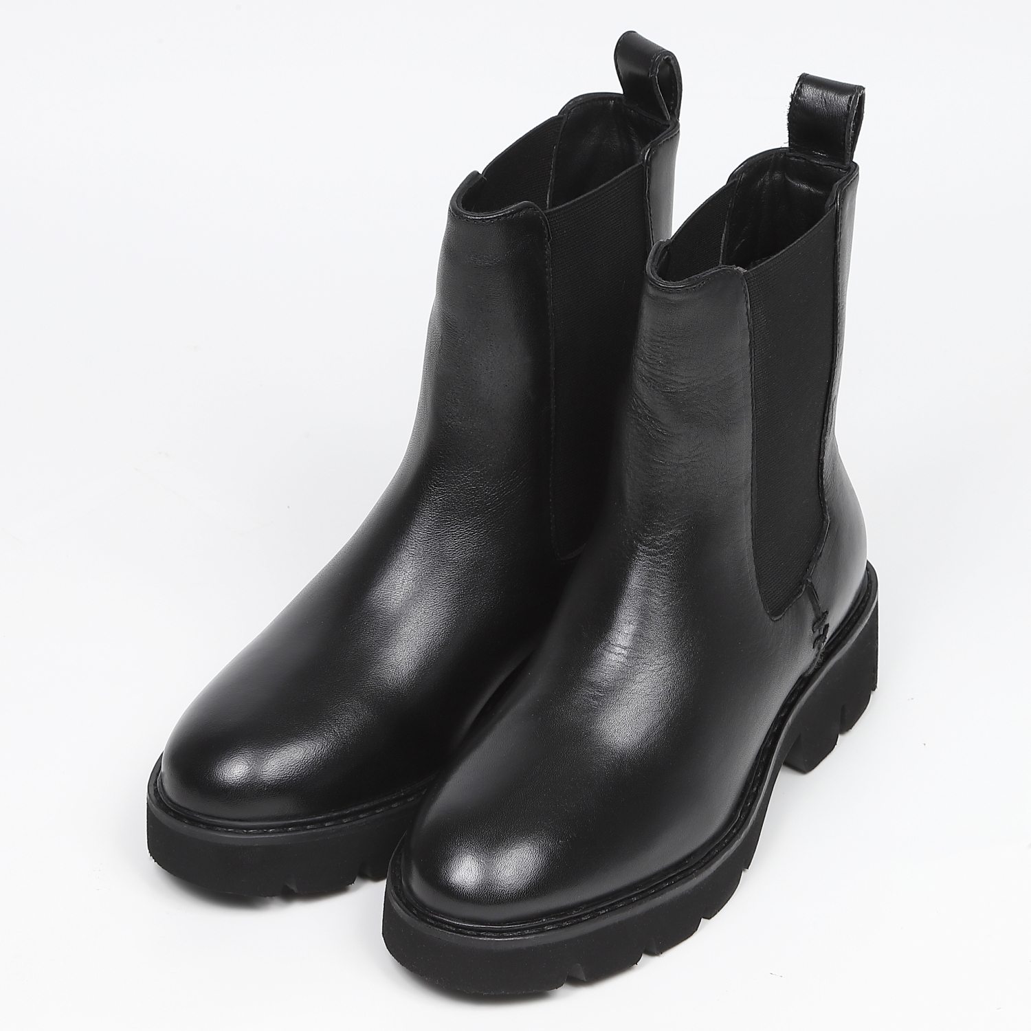 BARCLAY（バークレー）厚底サイドゴアブーツ ブラック｜BARCLAY