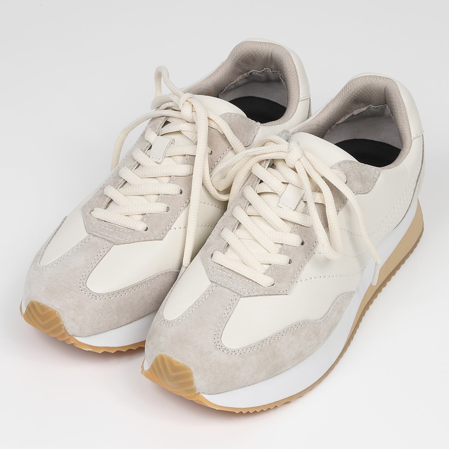 BARCLAY（バークレー）ボリュームソールスニーカー ホワイト｜BARCLAY