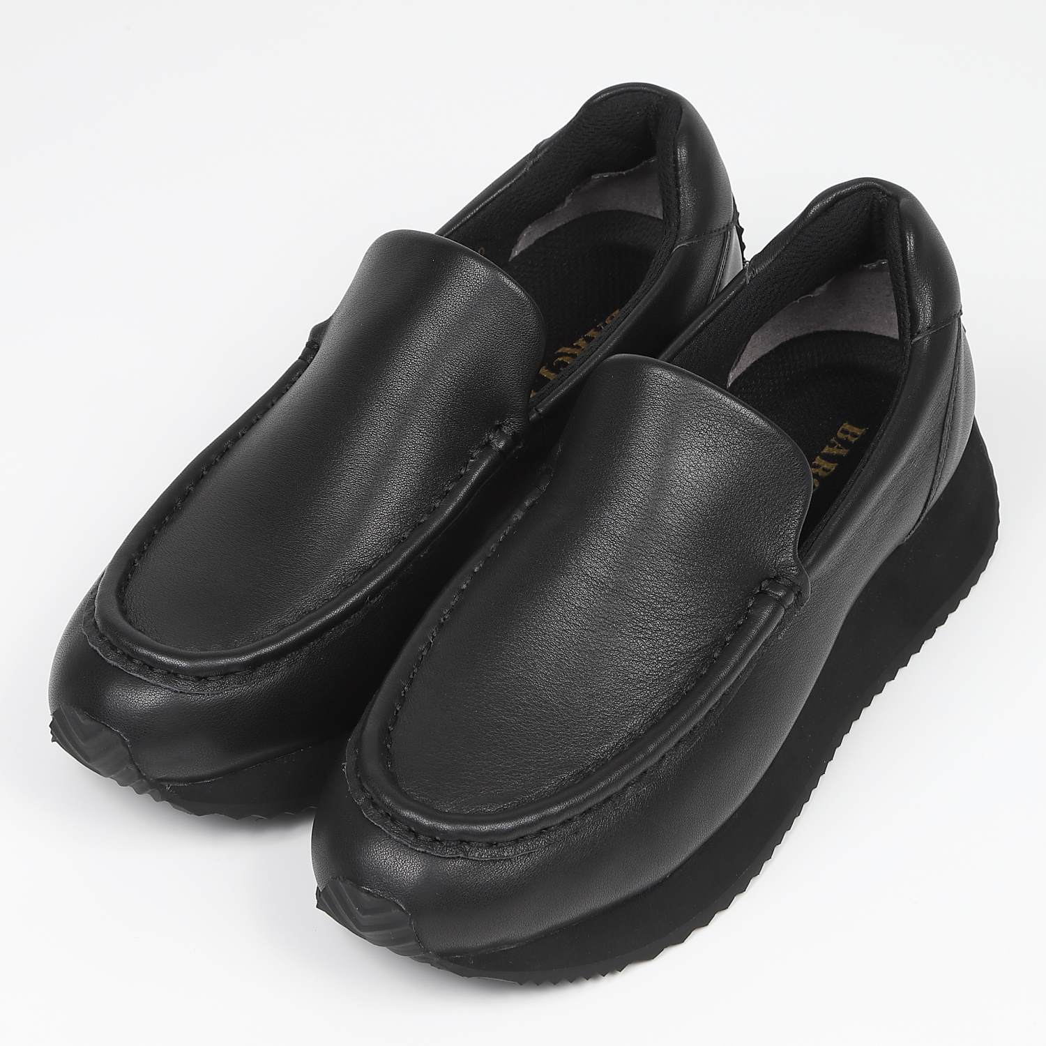 BARCLAY（バークレー）ボリュームスリッポンスニーカー ブラック