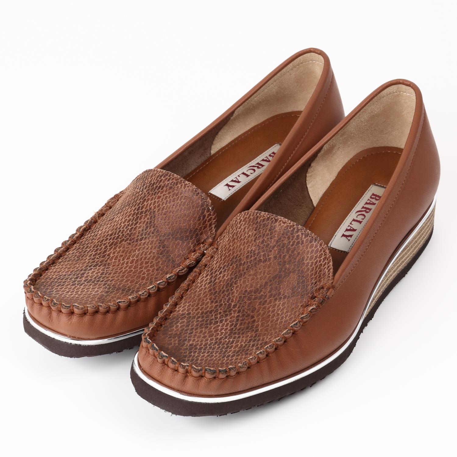 【OUTLET】BARCLAY（バークレー）モカスリッポン キャメル