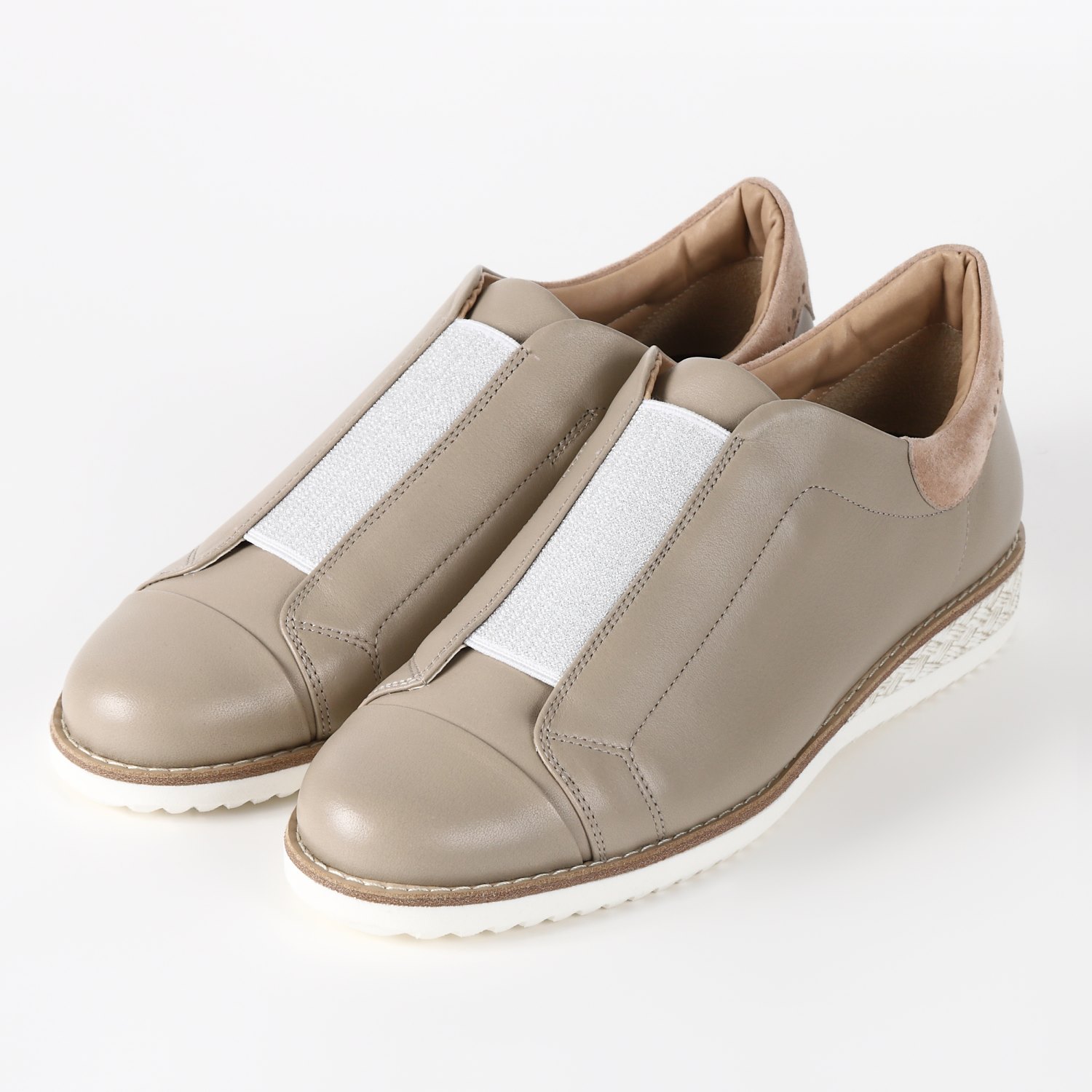 【OUTLET】BARCLAY（バークレー） スニーカー ライトベージュ