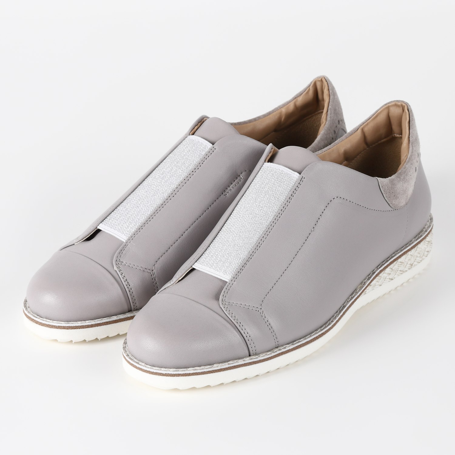【OUTLET】BARCLAY（バークレー） スニーカー ライトグレー