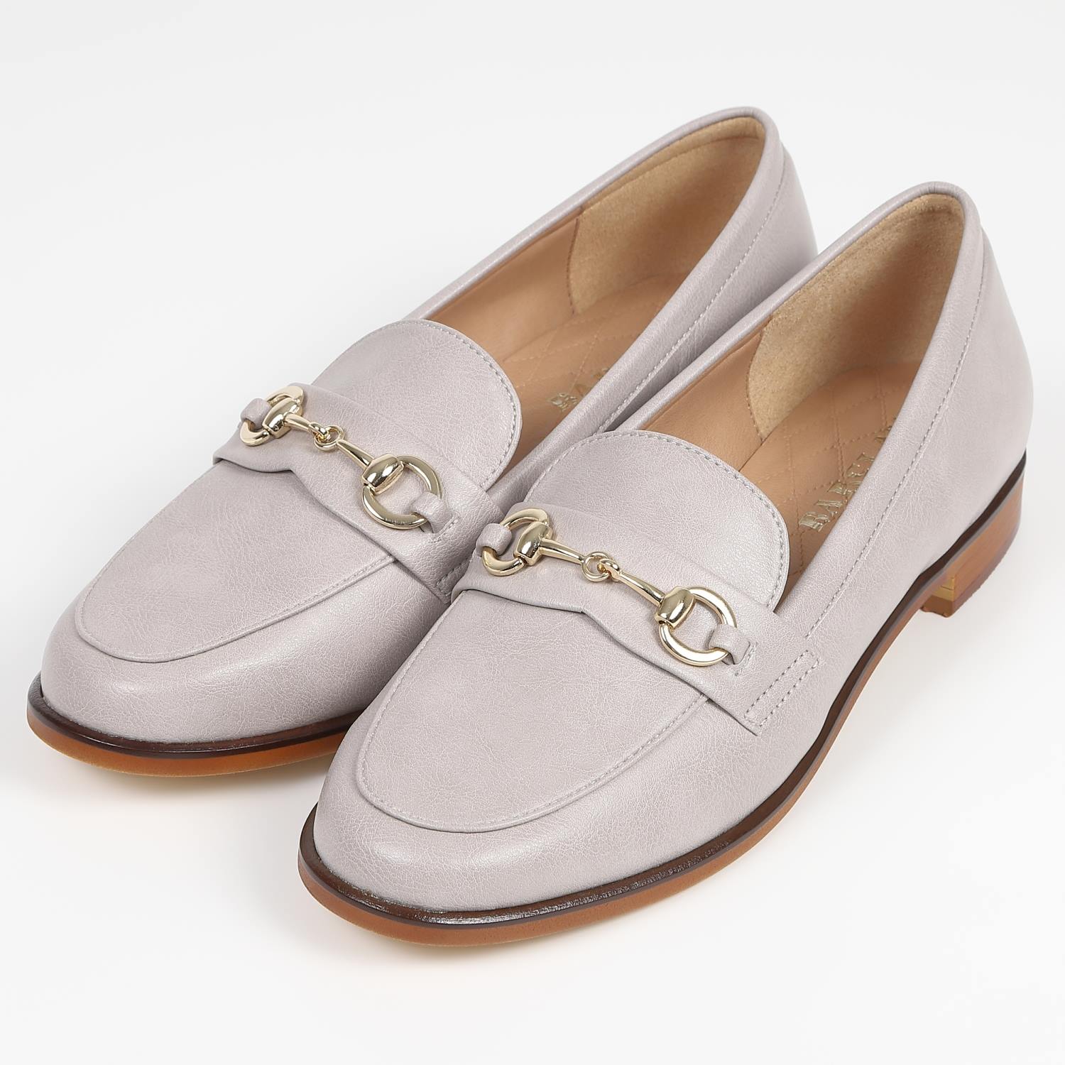 バークレー　ローファー BARCLAY（バークレー）3.5cmヒールローファー ブラックコンビ