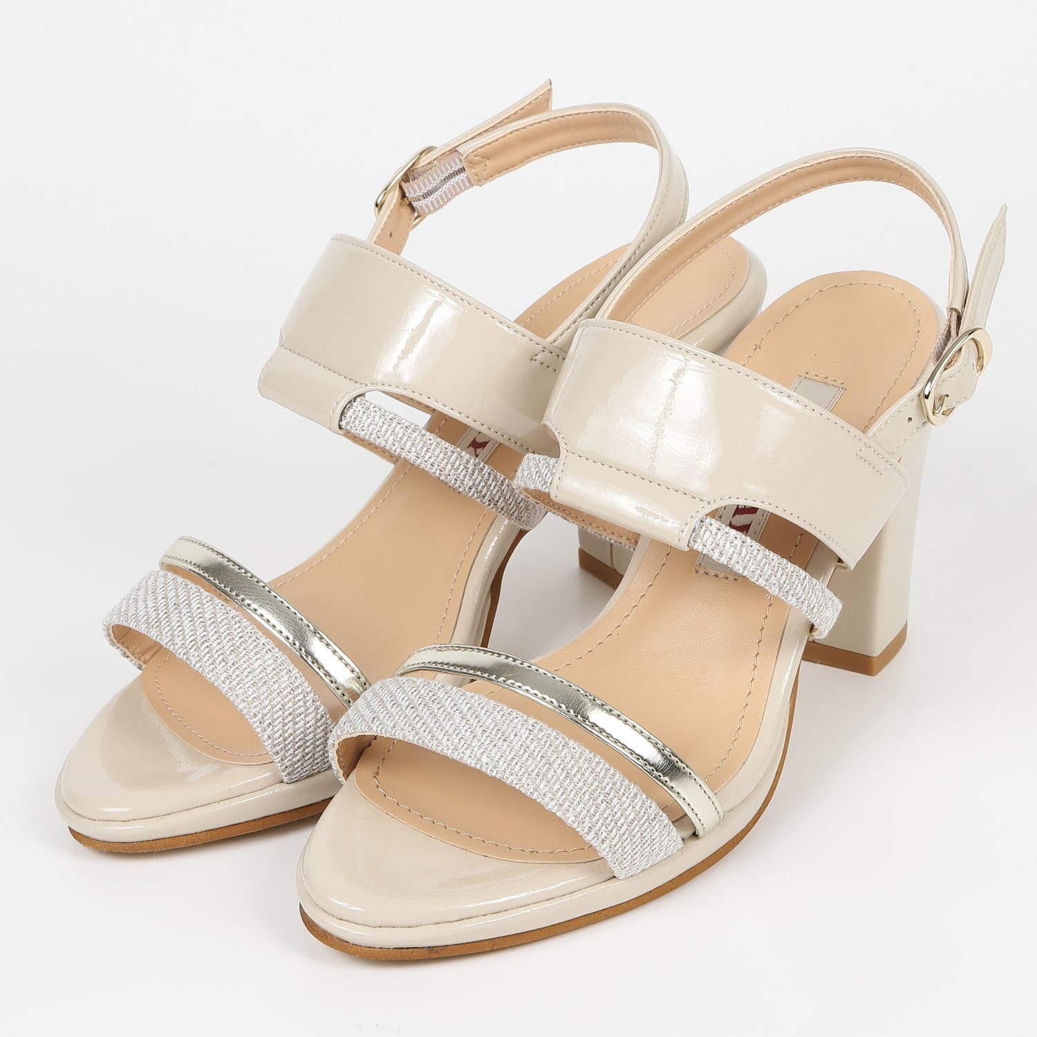 【OUTLET】BARCLAY（バークレー）ベルトデザインストームサンダル　アイボリーコンビ