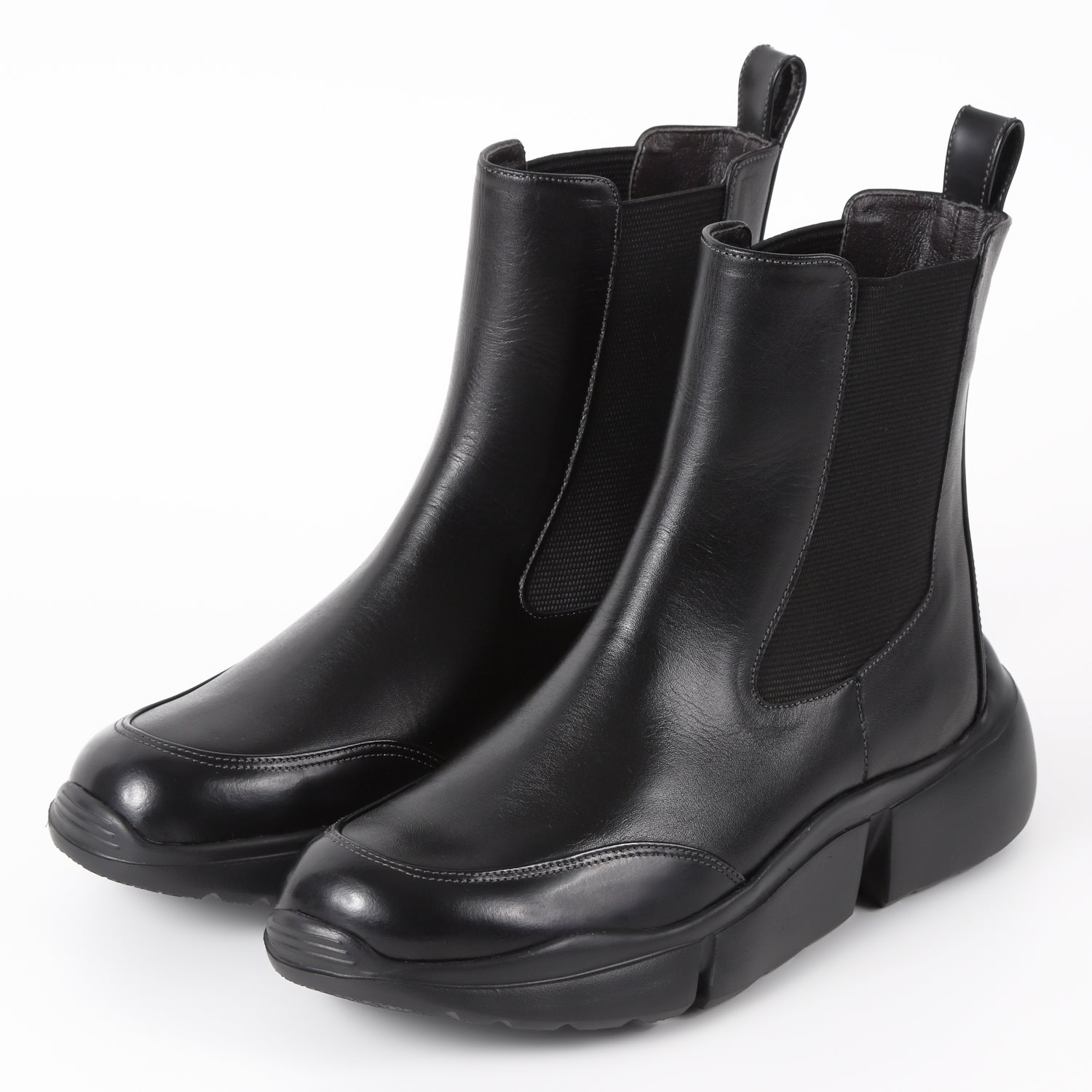 【OUTLET】BARCLAY（バークレー）マニッシュショートブーツ ブラック