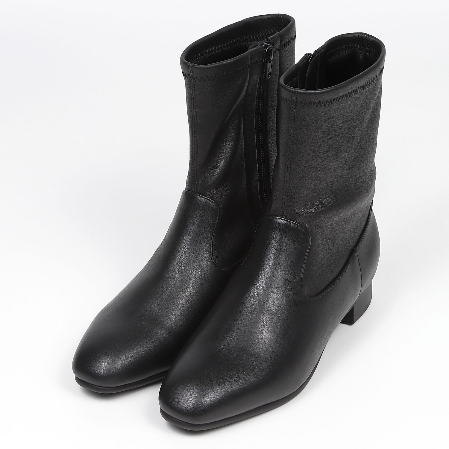 BARCLAY（バークレー）ストレッチショートブーツ　ブラック