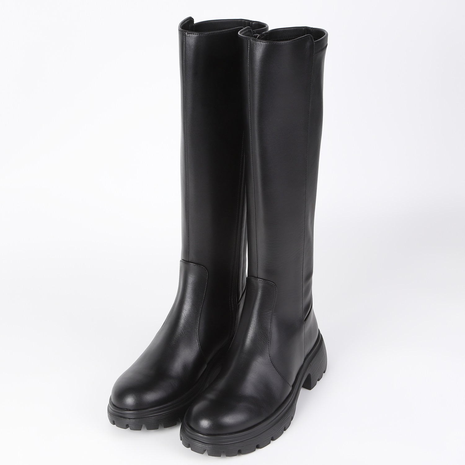 BARCLAY（バークレー）軽量ソールストレッチロングブーツ　ブラック